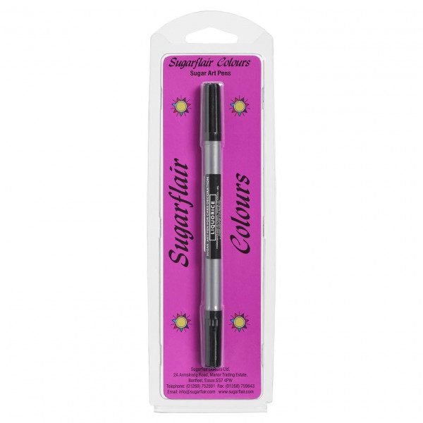 Sugarflair Sugar Art Pen - Speisefarbenstift - Liquorice Black -