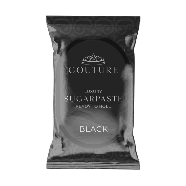 Couture Zuckerpaste 1kg - Schwarz MHD 12/24