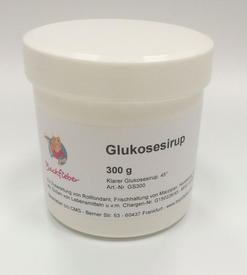 Glukosesirup 300g | Bäckerstärke, CMC, Glukose | Backzutaten | Backfieber