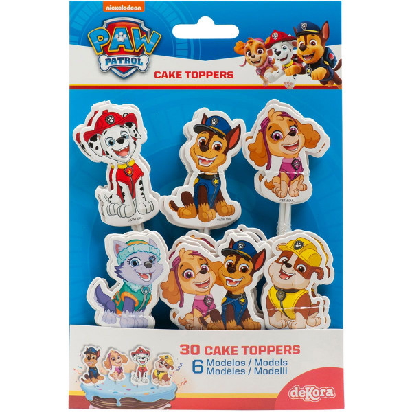 Paw Patrol Cake Toppers pk/30