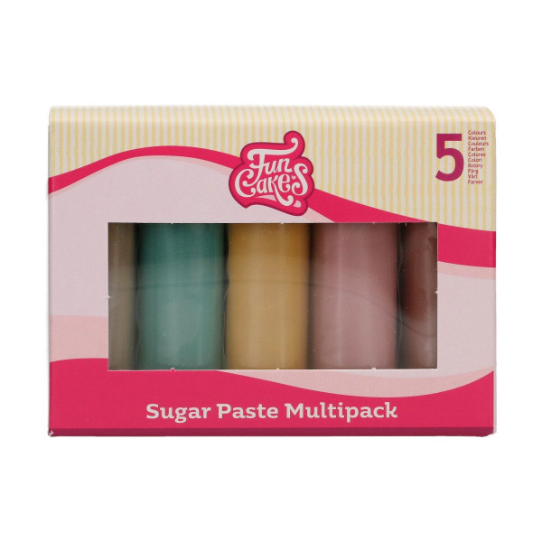 FunCakes Rollfondant Multipack Erdfarben