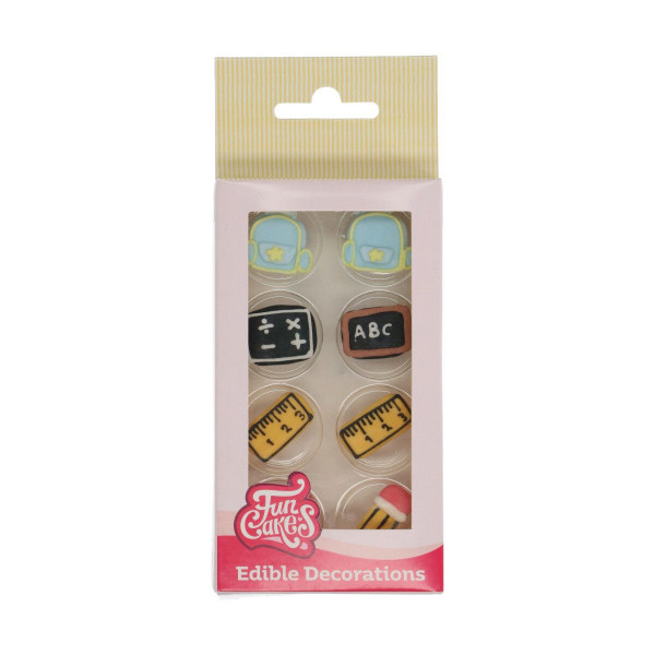 FunCakes Sugar Decorations Back to School Set/8