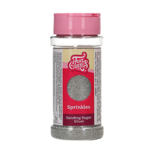 Sanding Sugar 80g - Silber-