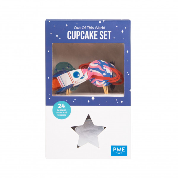 Cupcake Set Space 24/St