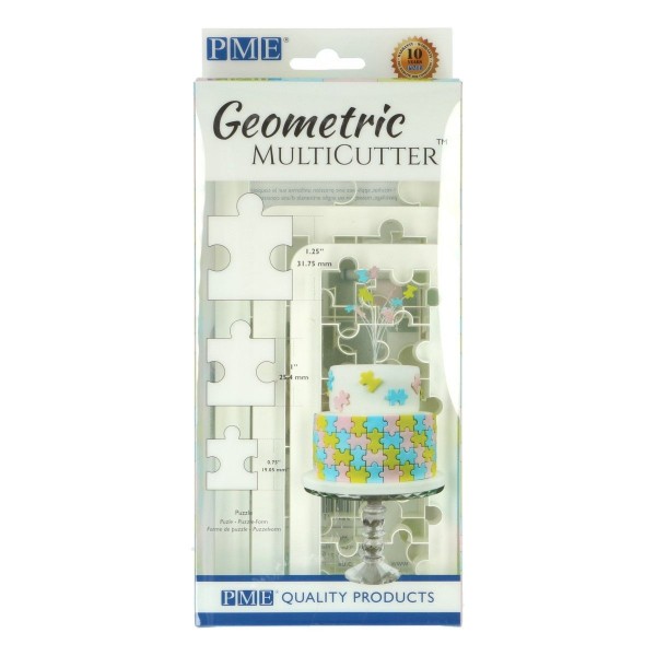 PME Geometric Multicutter Puzzle 3-er Set