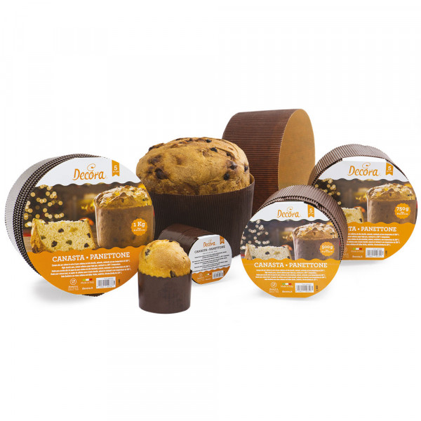 Panettone Backform 750g 5er Pack