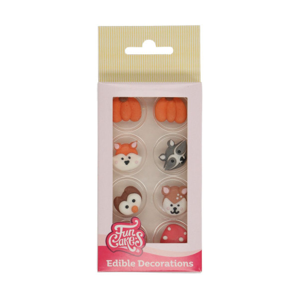 FunCakes Sugar Decorations Waldtiere Set/8