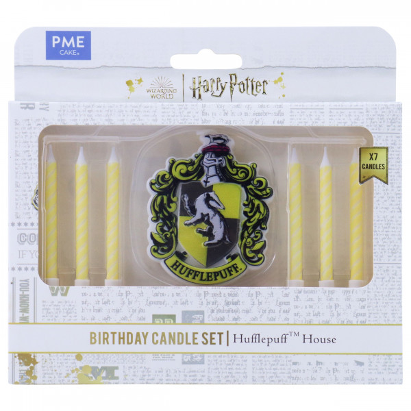 Harry Potter Kerzen 7er-set, Hufflepuff