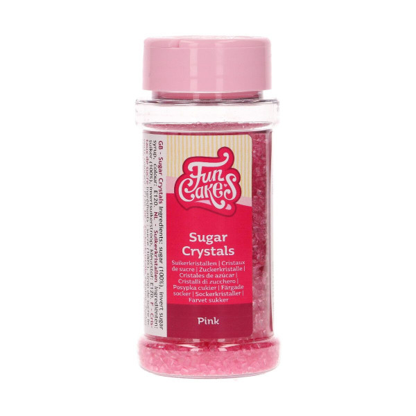 Sugar Crystals -Rosa- 80g